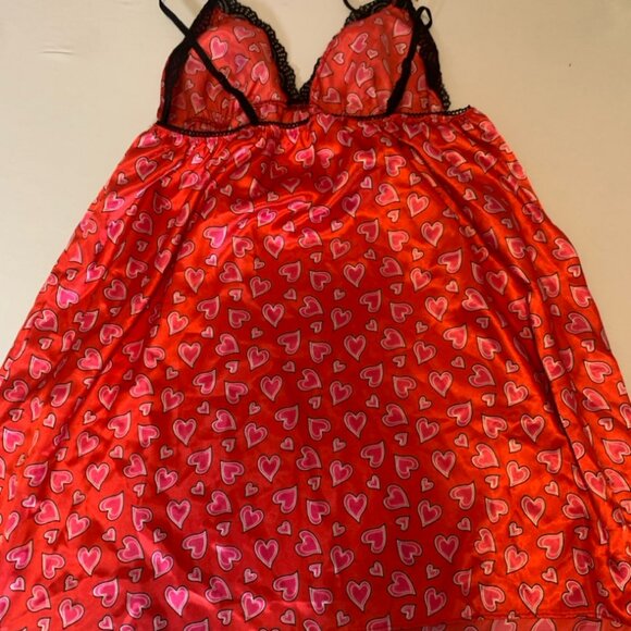 In Bloom Valentine Lingerie Set NWT Ladies Size Medium Red Nightie - Picture 5 of 5